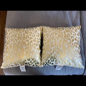 Leopard Gold Accent Pillows